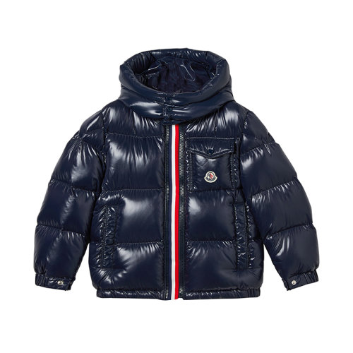 【moncler蒙克莱 儿童羽绒服】19秋冬 moncler/蒙克莱 男童深蓝色锦纶