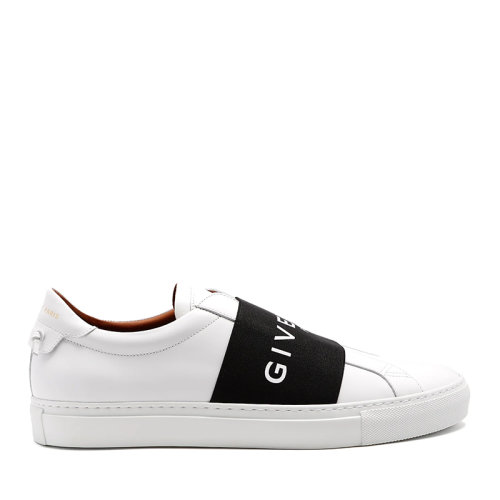 givenchy/纪梵希男鞋 logo经典小白鞋牛皮黑色品牌徽标绑带男士运动