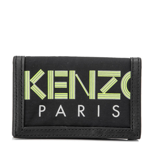 kenzo/高田贤三男士尼龙logo字母皮革短款 钱包 f955pm210f3899