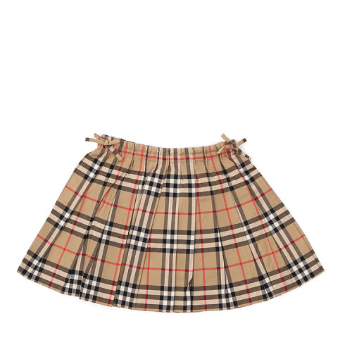 burberry/博柏利 20年春夏 半身裙 女童 格纹 高腰 女童裙装1 8012123