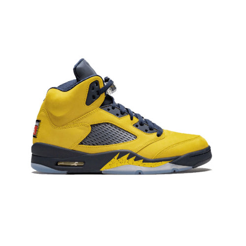 nike/耐克 air jordan 5 aj5 男款 密歇根 黑黄 低帮 运动休闲 篮球鞋