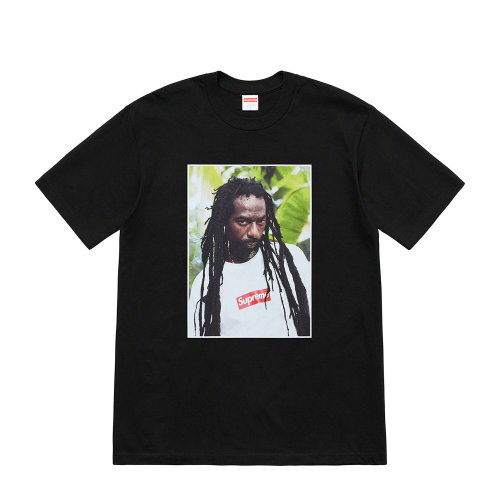 supreme 19ss buju banton photo tee 雷鬼 人物 照片 t恤