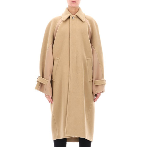 celine(赛琳)灰色西服领长裤修身羊绒大衣