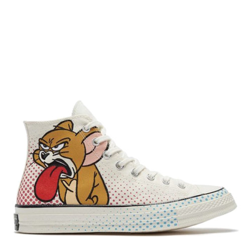 converse/匡威 19秋冬 情侣款 高帮 猫和老鼠联名 帆布鞋 converse