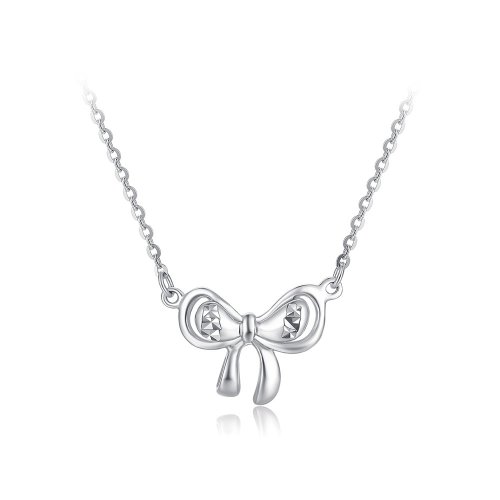 chow tai seng/周大生 铂金蝴蝶结套链铂金pt950项链p0pc0046