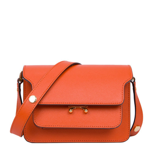 【包税】marni/玛尼 trunk系列 女士牛皮单肩包手提包挎包风琴包