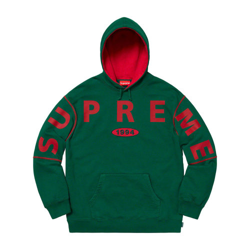 supreme 19fw spread logo hooded sweatshirt 麒麟臂帽衫