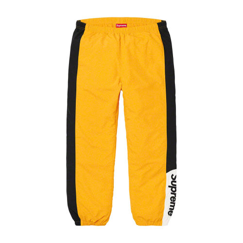 supreme 19fw side logo trark pant 校裤 运动束脚裤