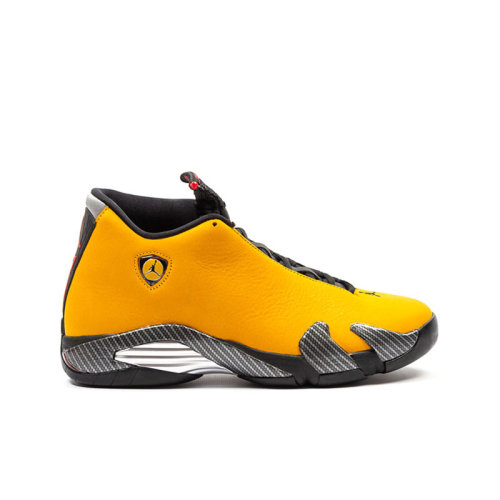 air jordan 14 ferrari aj14 法拉利 姜黄 篮球鞋 运动鞋 bq3685-706