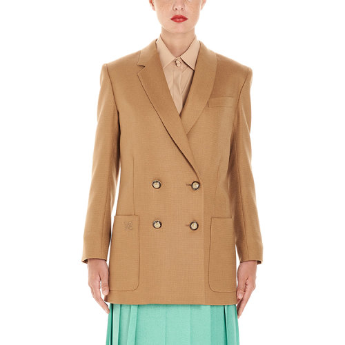 fendi/芬迪 19秋冬 女士西服 翻领 双排扣 时尚 3601