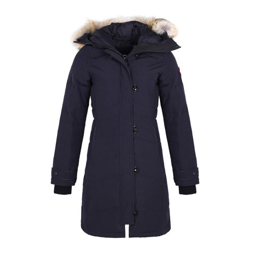 canada goose/加拿大鹅 女士深白鸭绒狼毛领女士羽绒服