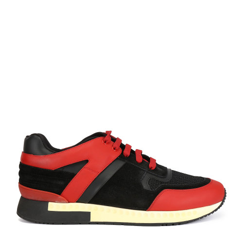 mascal(mascal) 黑/红拼色男士休闲运动鞋 欧码42