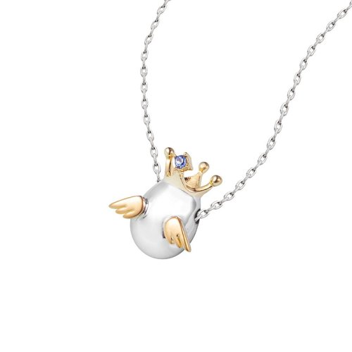 tenshi no tamago/天使之卵 项链女 angel egg系列 925银天使蛋冠冕