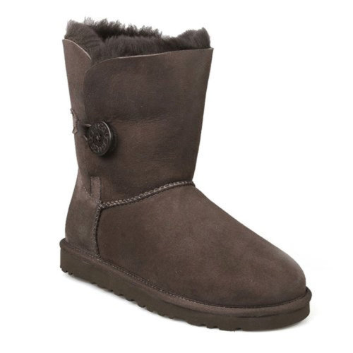 ugg/ugg 冬季女靴 美国时尚保暖羊皮毛一体纽扣女士雪地靴 5803