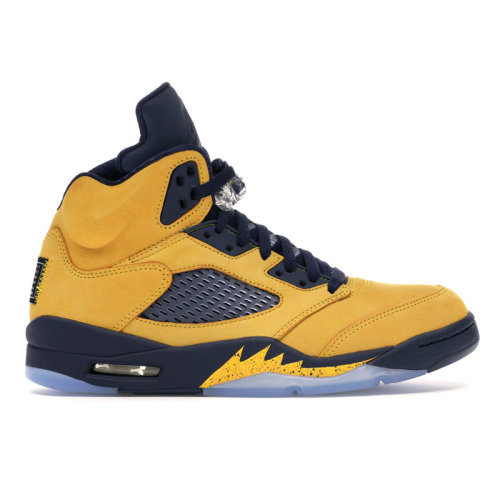 air jordan 5 aj5 密歇根 黑黄 3m反光 东京限定 运动 篮球鞋 cq9541