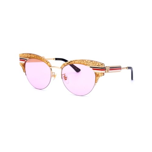 gucci/古驰太阳镜女士闪框猫眼时尚墨镜古奇个性潮流放紫外线眼镜gg