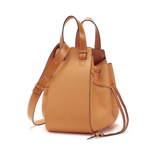 【包邮包税】loewe/罗意威 hammock经典款荔枝纹小牛皮中号吊床包 单