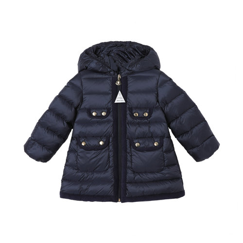 moncler/蒙克莱儿童聚酰胺连帽羽绒服