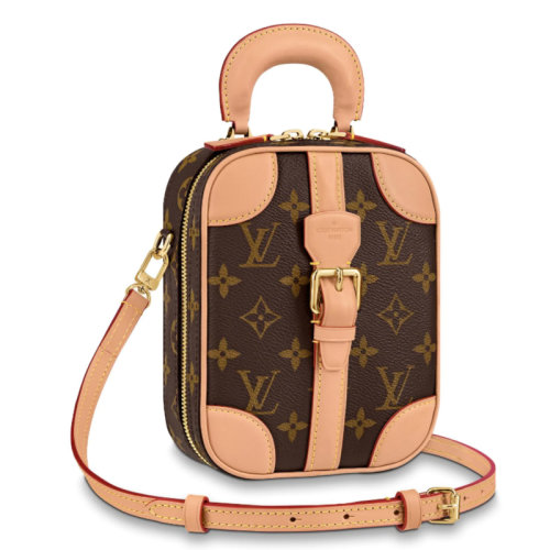 louis vuitton/路易威登lv女包女包手拎包单肩包老花/棋盘格竖款复古