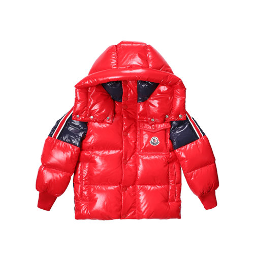 moncler/蒙克莱 19年秋冬 横条 男童 连帽 休闲 儿童羽绒服/棉服