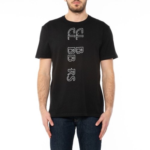 raf simons/raf simons 19年春夏 圆领 男性 logo 修身 男士短袖t恤