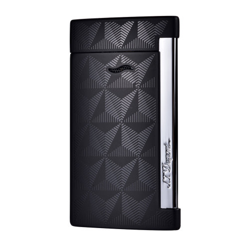 dupont/都彭新款slim7系列 轻薄电子防风 千鸟纹烤漆打火机27726