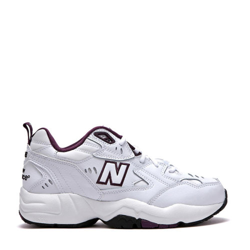 new balance / 新百伦 608系列 白色系拼紫色 女士休闲运动鞋 wx608