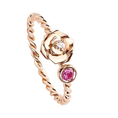 【piaget伯爵 戒指/指环】【包邮包税】piaget/伯爵 rose玫瑰系列 18k