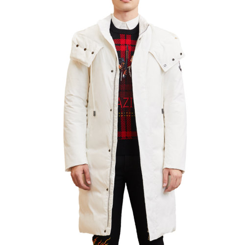 creazioni/克莱切尼男士羽绒服男士个性涂鸦秋冬长款羽绒服