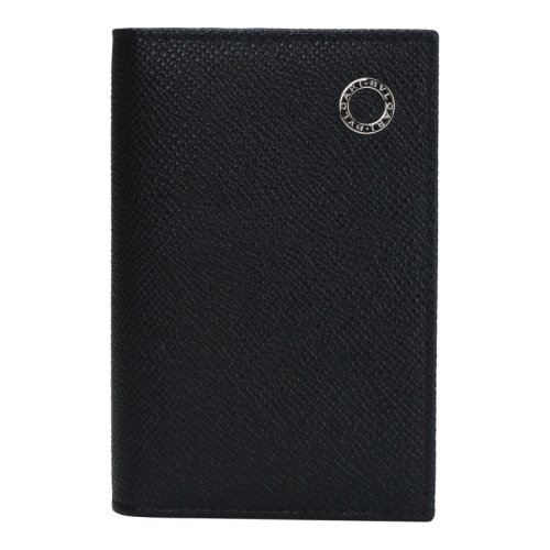【19秋冬】bvlgari/宝格丽 男士黑色 翻盖 牛皮 名片夹 280297