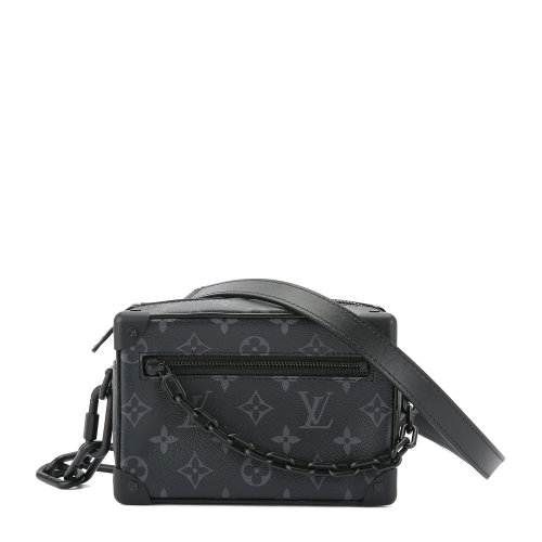 louis vuitton(路易威登) 19新款男士mini soft trunk系列黑色老花单