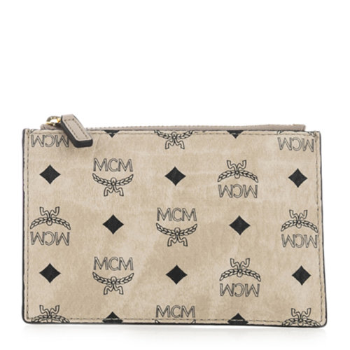 mcm 女士经典logo印花钱包手拿包零钱包女包 myz8svi06 多色可选