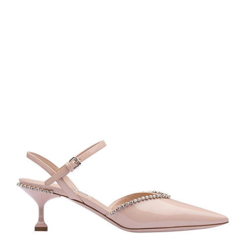 miumiu/缪缪 裸粉色 女士仿水晶装饰漆皮高跟凉鞋 5i957c_xwa_f0236_f