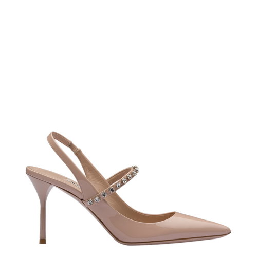 miumiu/缪缪 裸粉色 女士仿水晶装饰漆皮高跟鞋 5i006c_jhr_f0236_f