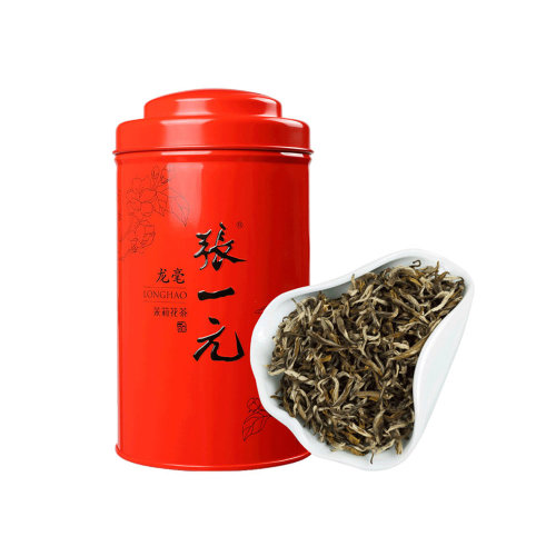 张一元 特级茉莉花茶龙毫(单罐) 100g/罐【2月10日后按订单顺序发货】