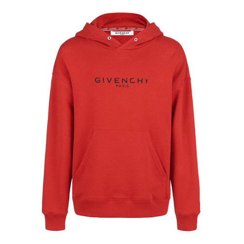 【包税】givenchy/纪梵希 20春夏新款男士givenchy paris红色纯棉连帽