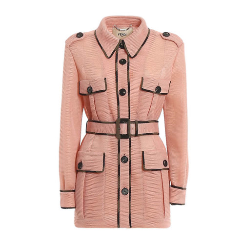 fendi/芬迪 20年春夏 服装 女性 粉色 女士夹克 fj7034.