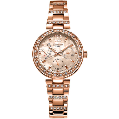 casio/卡西欧 女表 sheen系列时尚石英指针女士手表