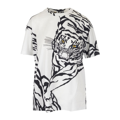 【包税】valentino 华伦天奴 男装 服饰 灰色棉质 老虎花纹潮流圆领