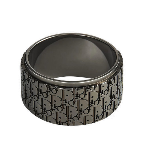 【包邮包税】dior/迪奥 20春夏新款男士dior斜纹黄铜戒指 r0886hommt