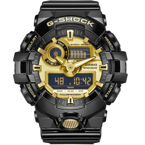 casio/卡西欧男表 g-shock时尚双显防水运动石英男士手表