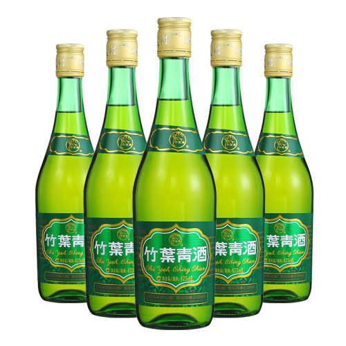 竹叶青 露酒 玻瓶 清香型 38度 475ml*5