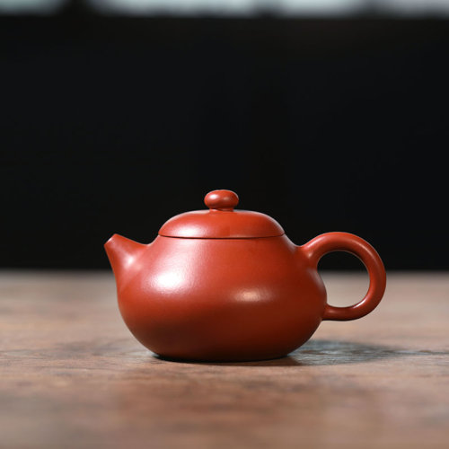 国工刘志明宜兴紫砂紫砂茶具纯手工文旦原矿朱泥175cc