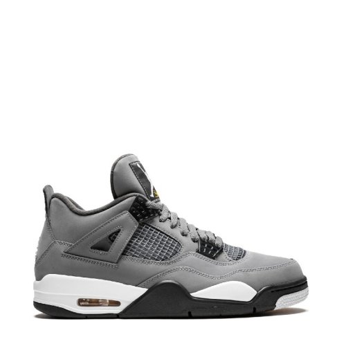 nike/耐克 air jordan 4 酷灰麂皮灰老鼠 情侣款 透气 缓震 防滑 耐磨