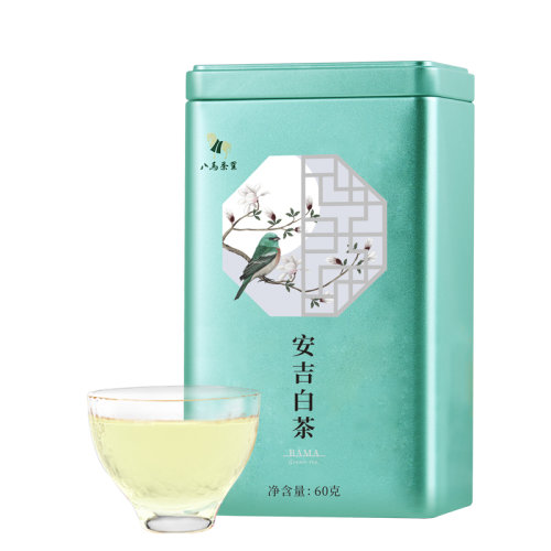 八马茶业 2020新茶春茶 特级安吉白茶绿茶茶叶 罐装60克