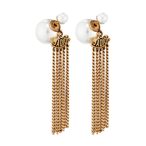 【dior迪奥 耳环】【包税】dior/迪奥 2020春夏新款 白色人造珍珠点缀