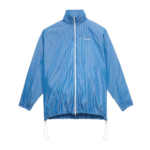 balenciaga/巴黎世家 20春夏 男装 服饰 蓝白色条纹经典logo时尚休闲