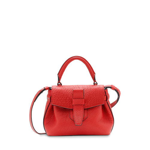 lancel/兰姿 charlie系列经典款迷你手提斜挎包 a07672 女款 牛皮革