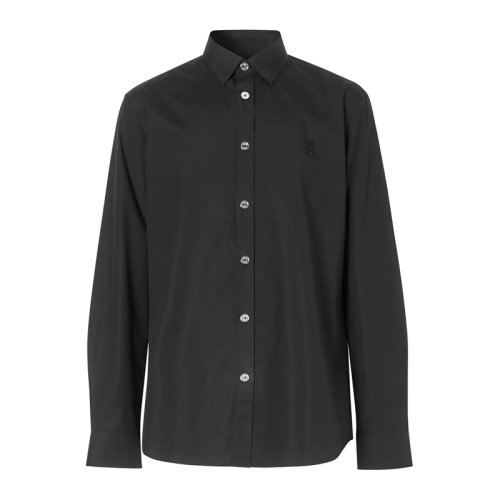 burberry/博柏利 男装 服饰 翻领tb标志刺绣时尚衬衣 男士长袖衬衫