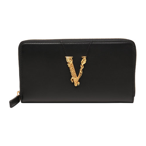 20春夏versace/范思哲牛皮革女士钱包女士长钱夹dpdg326vd7vi